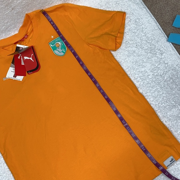 NWT puma Africa flame oranges Ivory Coast short sleeve men’s medium - Picture 3 of 10